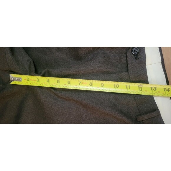 Brooks Brothers 346 Dress Pants Mens 38x32 Brown Wool Slacks Business Formal - Picture 10 of 10